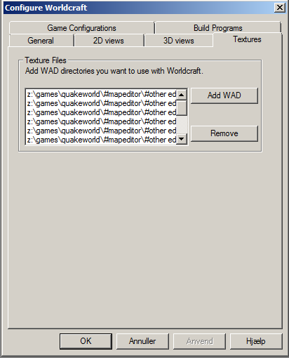 Worldcraft options