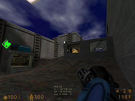 Courtyard outside the generator room