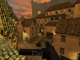 The town