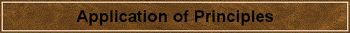 Application of Principles