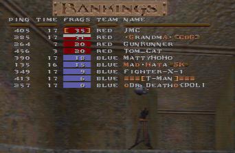 Thanks to the following players for providing a most challeging first match on this map