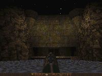 Front of each prison is divided by a pool of water