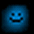 Blue Smiley Laserdot