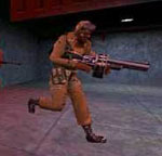 The commando is the one with the grenades!