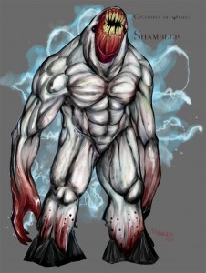 Creatures_of_Quake__Shambler_by_Naburus